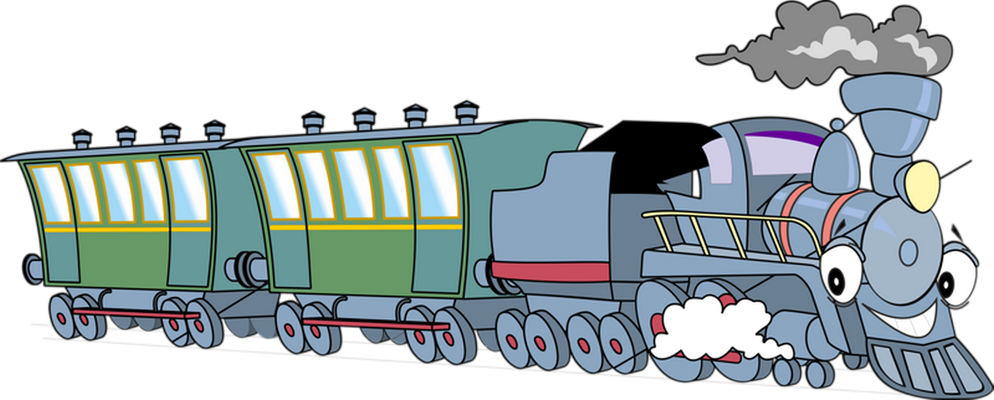 train - transport - sciences et techniques - smiley émoticône émoji cartoon clipart illustration - artémotic