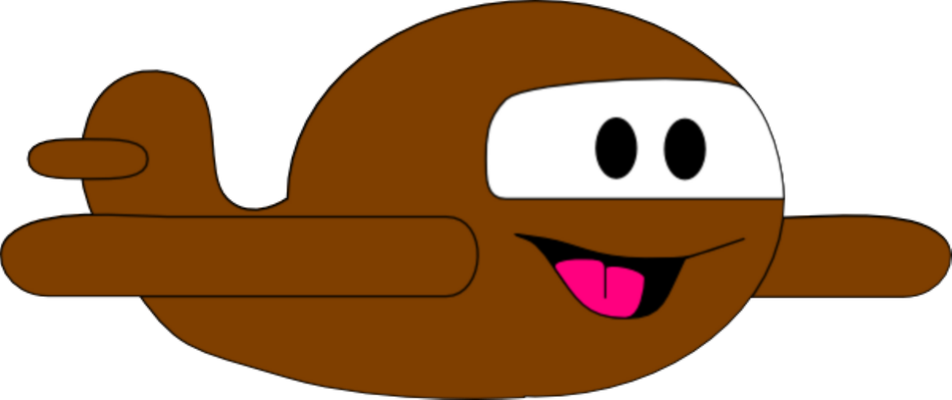 avion - transport - sciences et techniques - smiley émoticône émoji cartoon clipart illustration - artémotic