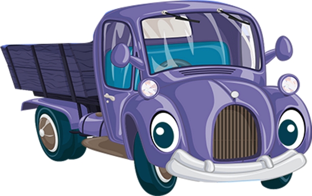 pick-up - transport - sciences et techniques - smiley émoticône émoji cartoon clipart illustration - artémotic