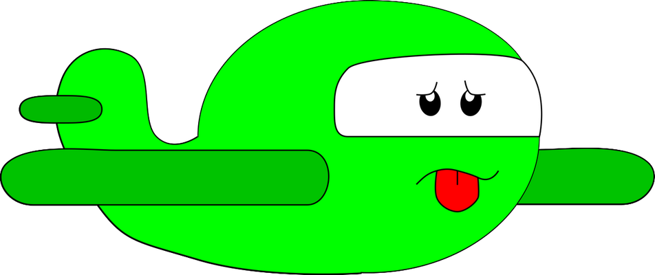 avion - transport - sciences et techniques - smiley émoticône émoji cartoon clipart illustration - artémotic