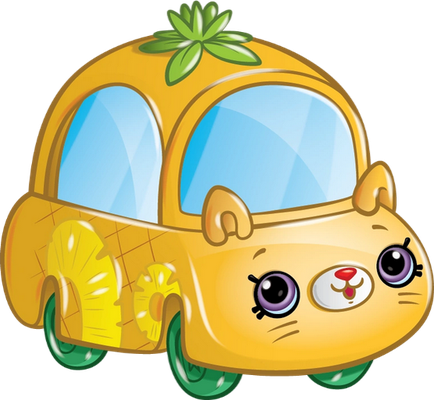 voiture [Shopkins] - transport - sciences et techniques - smiley émoticône émoji cartoon clipart illustration - artémotic