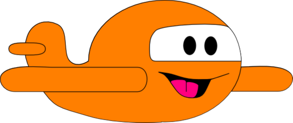 avion - transport - sciences et techniques - smiley émoticône émoji cartoon clipart illustration - artémotic