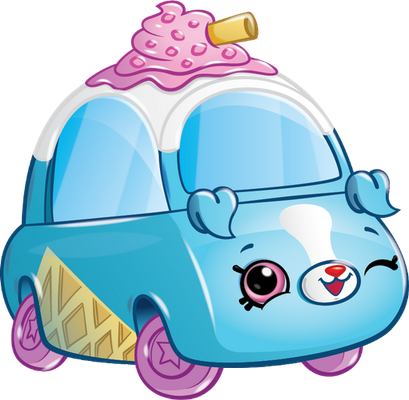 voiture [Shopkins] - transport - sciences et techniques - smiley émoticône émoji cartoon clipart illustration - artémotic