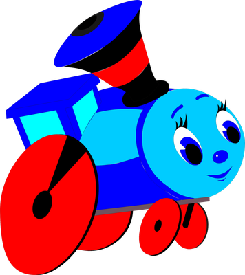 train - transport - sciences et techniques - smiley émoticône émoji cartoon clipart illustration - artémotic