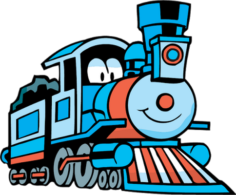 train - transport - sciences et techniques - smiley émoticône émoji cartoon clipart illustration - artémotic