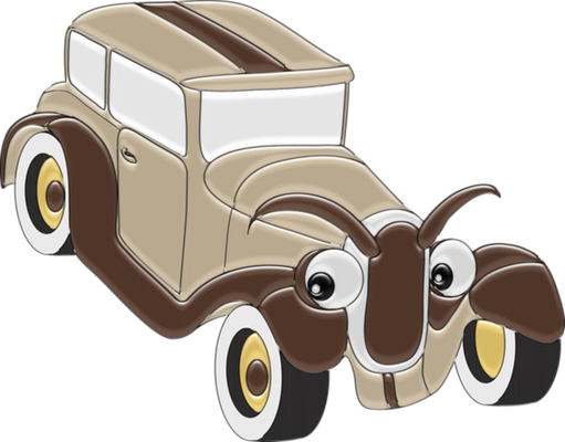 voiture - transport - sciences et techniques - smiley émoticône émoji cartoon clipart illustration - artémotic