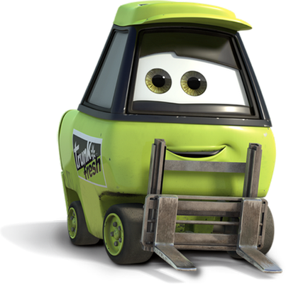 chariot élévateur [Cars] - transport - sciences et techniques - smiley émoticône émoji cartoon clipart illustration - artémotic