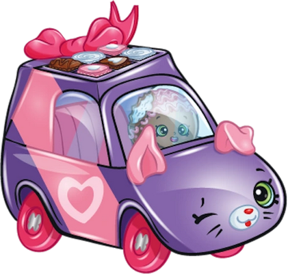 voiture [Shopkins] - transport - sciences et techniques - smiley émoticône émoji cartoon clipart illustration - artémotic