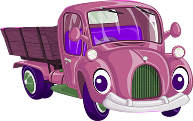pick-up - transport - sciences et techniques - smiley émoticône émoji cartoon clipart illustration - artémotic