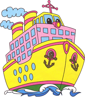 bateau - transport - sciences et techniques - smiley émoticône émoji cartoon clipart illustration - artémotic