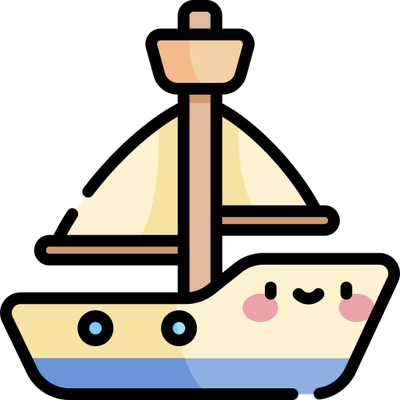 bateau - transport - sciences et techniques - smiley émoticône émoji cartoon clipart illustration - artémotic