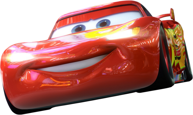 Lightning McQueen [Cars] - transport - sciences et techniques - smiley émoticône émoji cartoon clipart illustration - artémotic