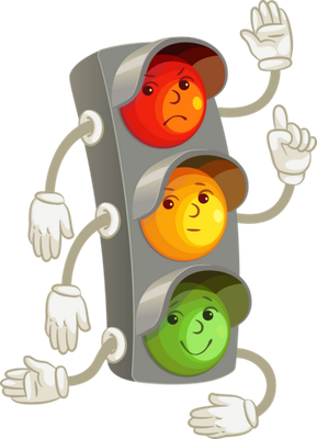 signalisation - transport - sciences et techniques - smiley émoticône émoji cartoon clipart illustration - artémotic