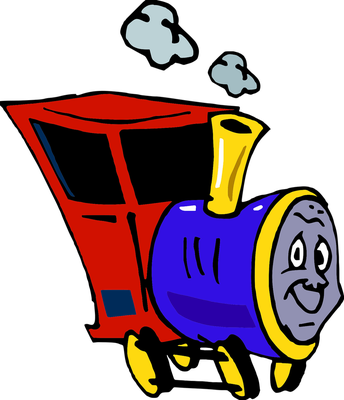 train - transport - sciences et techniques - smiley émoticône émoji cartoon clipart illustration - artémotic