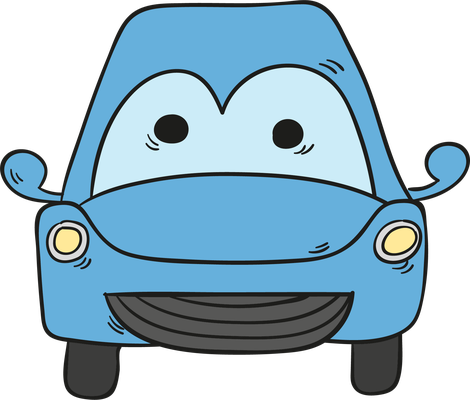 voiture - transport - sciences et techniques - smiley émoticône émoji cartoon clipart illustration - artémotic