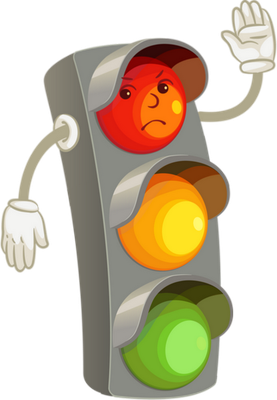 signalisation - transport - sciences et techniques - smiley émoticône émoji cartoon clipart illustration - artémotic