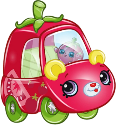 voiture [Shopkins] - transport - sciences et techniques - smiley émoticône émoji cartoon clipart illustration - artémotic