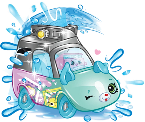 voiture [Shopkins] - transport - sciences et techniques - smiley émoticône émoji cartoon clipart illustration - artémotic