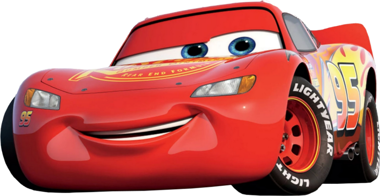 Lightning McQueen [Cars] - transport - sciences et techniques - smiley émoticône émoji cartoon clipart illustration - artémotic