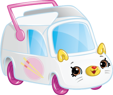 van [Shopkins] - transport - sciences et techniques - smiley émoticône émoji cartoon clipart illustration - artémotic