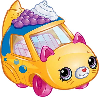voiture [Shopkins] - transport - sciences et techniques - smiley émoticône émoji cartoon clipart illustration - artémotic