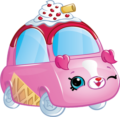 voiture [Shopkins] - transport - sciences et techniques - smiley émoticône émoji cartoon clipart illustration - artémotic