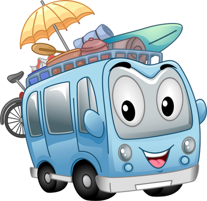 van - transport - sciences et techniques - smiley émoticône émoji cartoon clipart illustration - artémotic