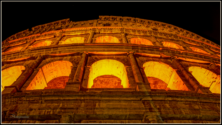 Colosseum by night