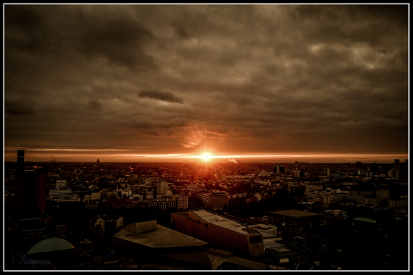 Sonnenuntergang Berlin 