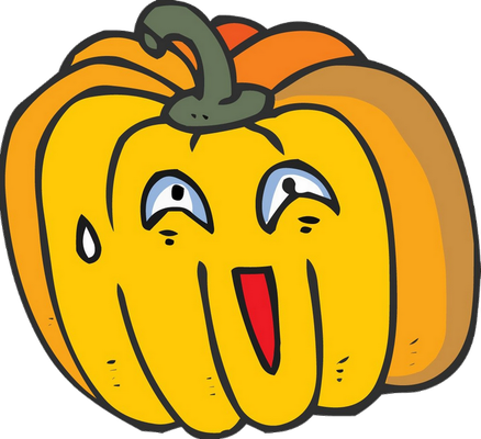 courge - légume - alimentation - smiley émoticône émoji cartoon clipart illustration - artémotic