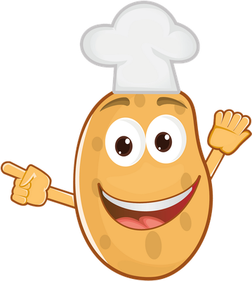 pomme de terre - légume - alimentation - smiley émoticône émoji cartoon clipart illustration - artémotic