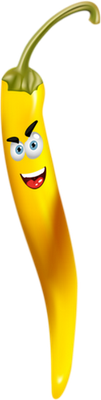 piment - légume - alimentation - smiley émoticône émoji cartoon clipart illustration - artémotic