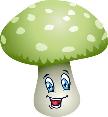 champignon - légume - alimentation - smiley émoticône émoji cartoon clipart illustration - artémotic