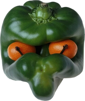poivron - légume - alimentation - smiley émoticône émoji cartoon clipart illustration - artémotic
