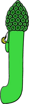 asperge - légume - alimentation - smiley émoticône émoji cartoon clipart illustration - artémotic