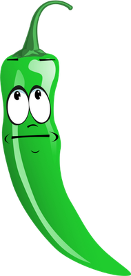 piment - légume - alimentation - smiley émoticône émoji cartoon clipart illustration - artémotic