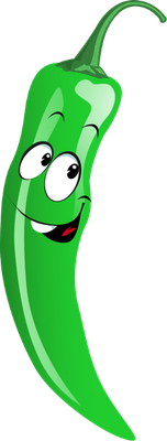 piment - légume - alimentation - smiley émoticône émoji cartoon clipart illustration - artémotic