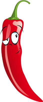 piment - légume - alimentation - smiley émoticône émoji cartoon clipart illustration - artémotic