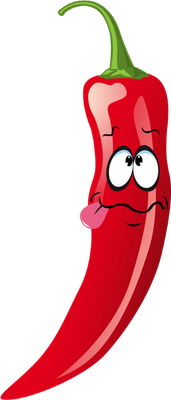 piment - légume - alimentation - smiley émoticône émoji cartoon clipart illustration - artémotic