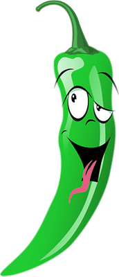 piment - légume - alimentation - smiley émoticône émoji cartoon clipart illustration - artémotic