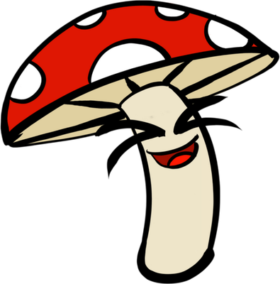champignon - légume - alimentation - smiley émoticône émoji cartoon clipart illustration - artémotic