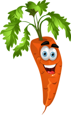 carotte - légume - alimentation - smiley émoticône émoji cartoon clipart illustration - artémotic