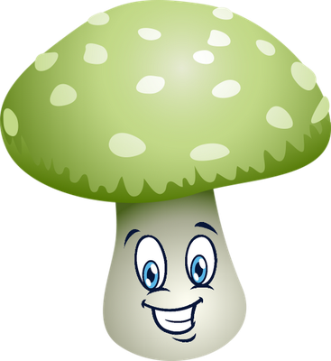 champignon - légume - alimentation - smiley émoticône émoji cartoon clipart illustration - artémotic