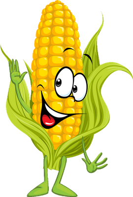 maïs - légume - alimentation - smiley émoticône émoji cartoon clipart illustration - artémotic