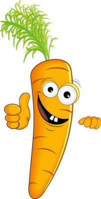 carotte - légume - alimentation - smiley émoticône émoji cartoon clipart illustration - artémotic