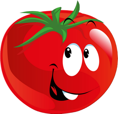 tomate - légume - alimentation - smiley émoticône émoji cartoon clipart illustration - artémotic