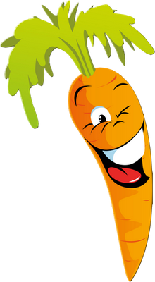carotte - légume - alimentation - smiley émoticône émoji cartoon clipart illustration - artémotic