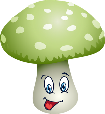 champignon - légume - alimentation - smiley émoticône émoji cartoon clipart illustration - artémotic