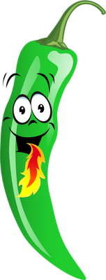 piment - légume - alimentation - smiley émoticône émoji cartoon clipart illustration - artémotic