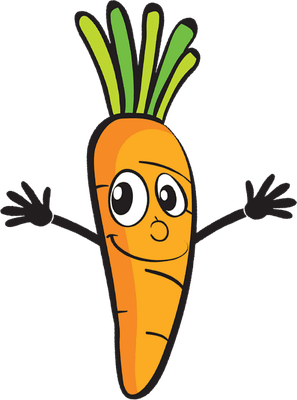 carotte - légume - alimentation - smiley émoticône émoji cartoon clipart illustration - artémotic